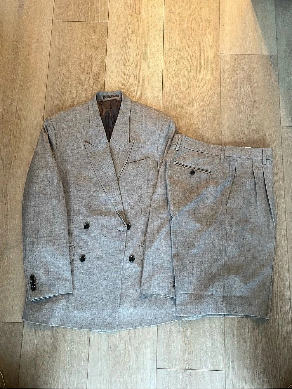 Men's Light Heather Gray Suit